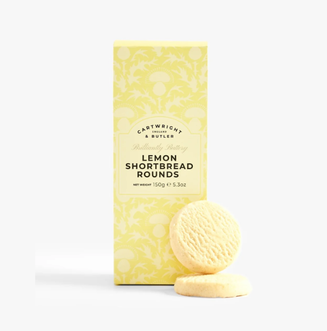 Cartwright &amp; Butler Lemon Shortbread Rounds in Carton