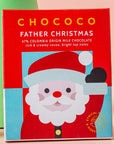 Father Christmas Milk Chocolate Bar Chococo