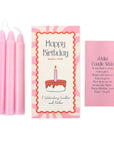 Set of 3 Happy Birthday Candles in a Box