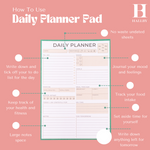 Load image into Gallery viewer, Daily Planner Pad Guide
