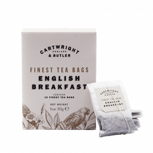 Cartwright and Butler english breakfast tea carton - 10 tea bags