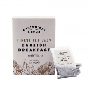 Cartwright and Butler english breakfast tea carton - 10 tea bags – Hallby