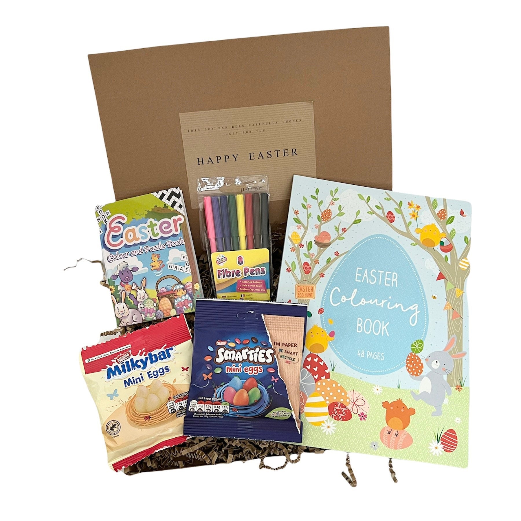Children's Easter box easter chocolate easter activities easter fun easter gift box east colouring easter pens