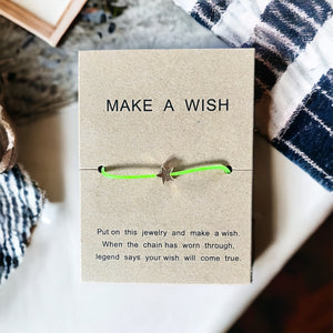 Make a wish bracelet