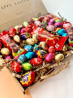 Load image into Gallery viewer, Easter Chocolate Letterbox Gift, Personalised Easter gift, Easter gifts for adult,Easter Chocolate Hamper,employee easter gifts, staff easter gifts, corporate easter gifts, Novelty Easter gift box, Easter chocolate box, Funny Easter gifts
